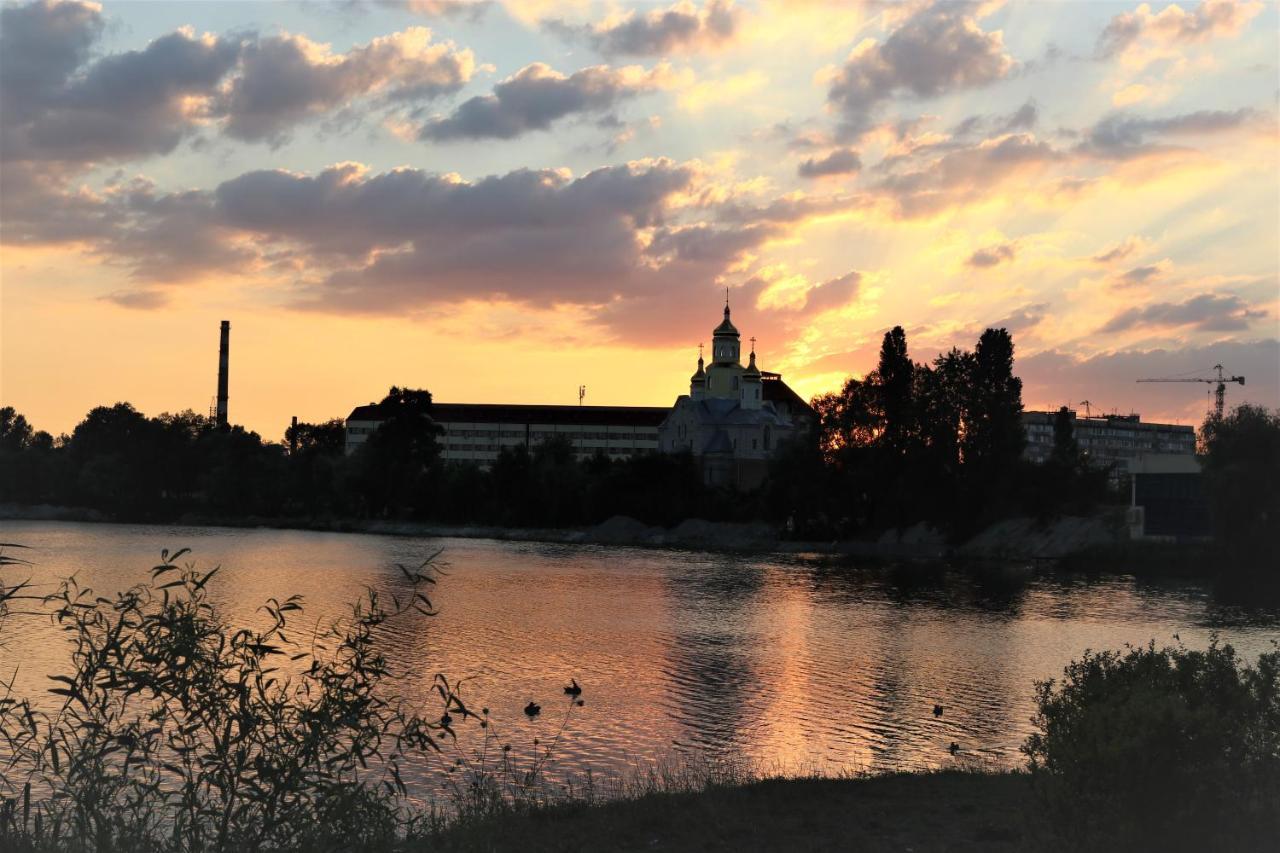 Элитные Апартаменты В Новом Доме На Оболони Kiev Bagian luar foto