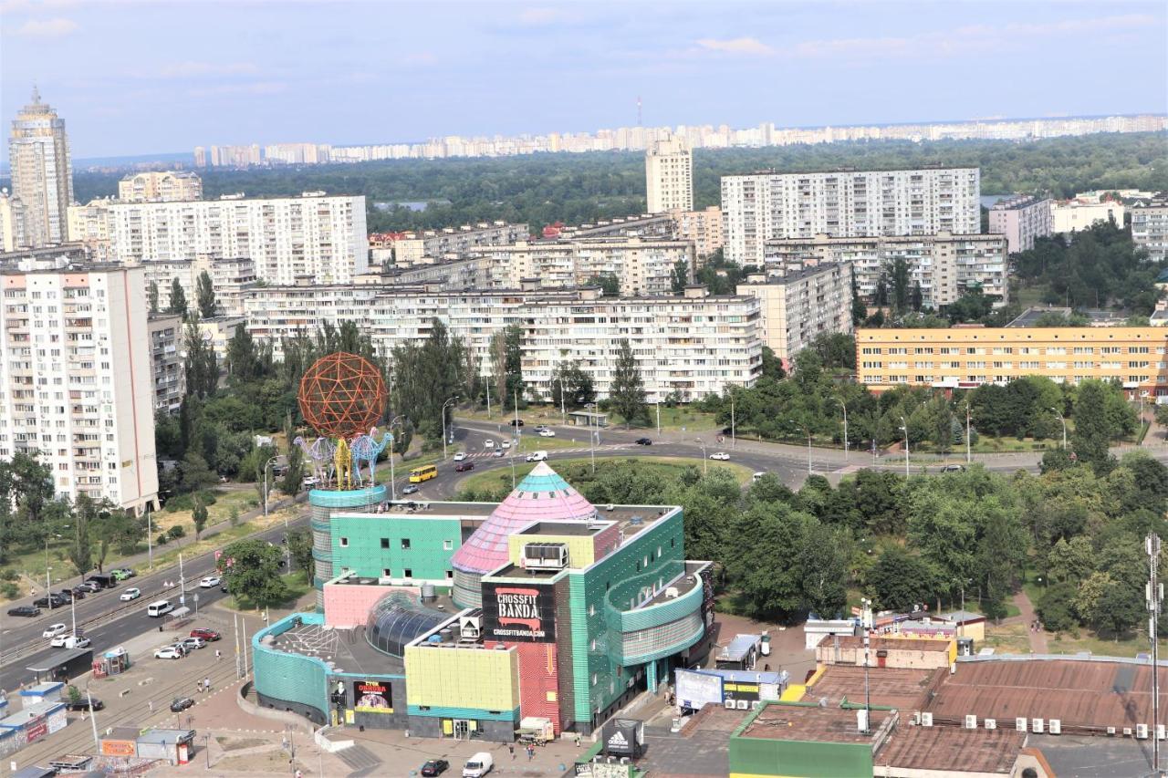 Элитные Апартаменты В Новом Доме На Оболони Kiev Bagian luar foto