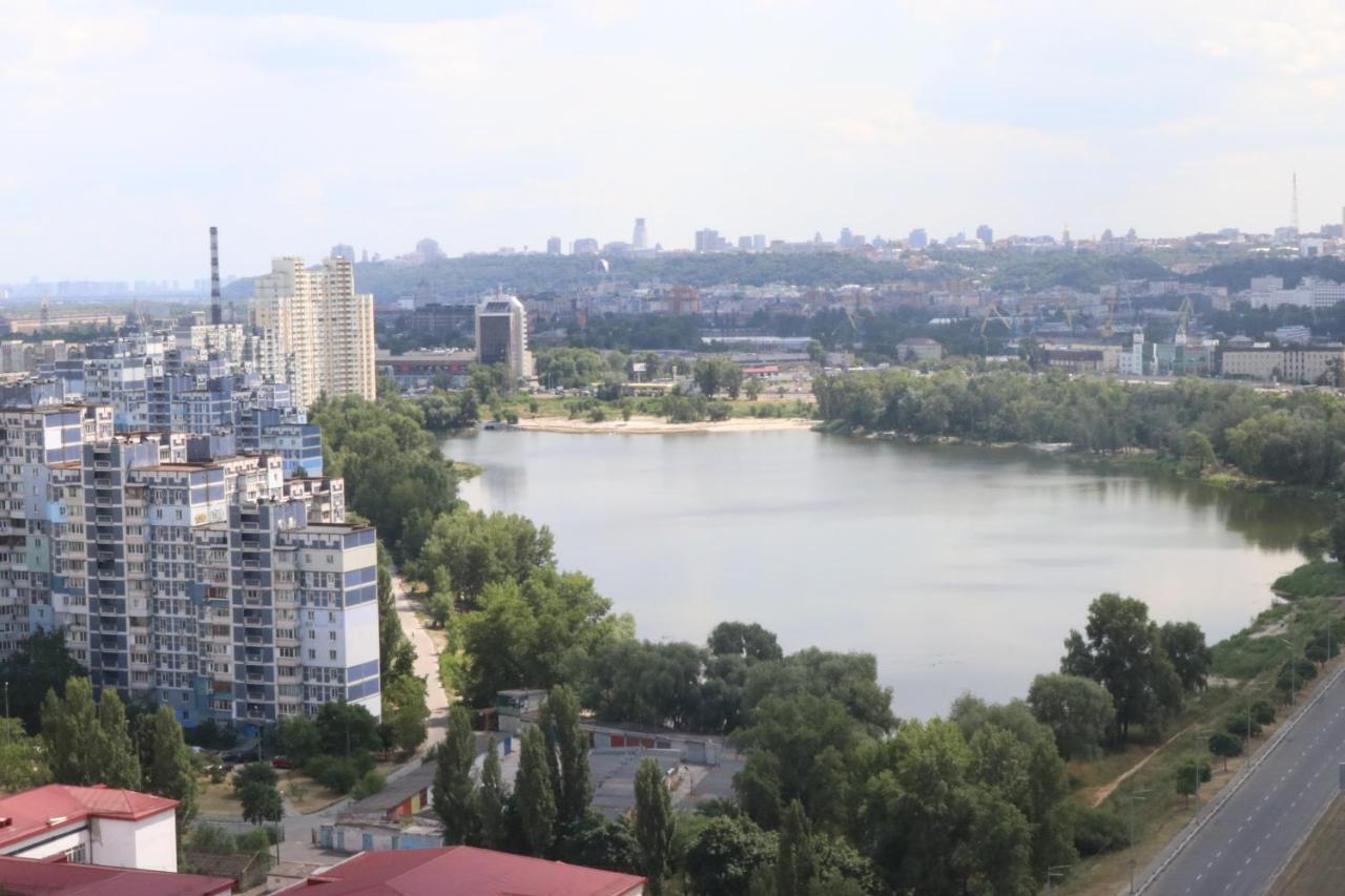 Элитные Апартаменты В Новом Доме На Оболони Kiev Bagian luar foto